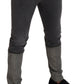 Gray Cotton Checkered Leg Men Denim Jeans