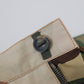 Multicolor Silk Patchwork Men Denim Jeans