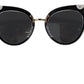 Chic Cat Eye Black Sunglasses