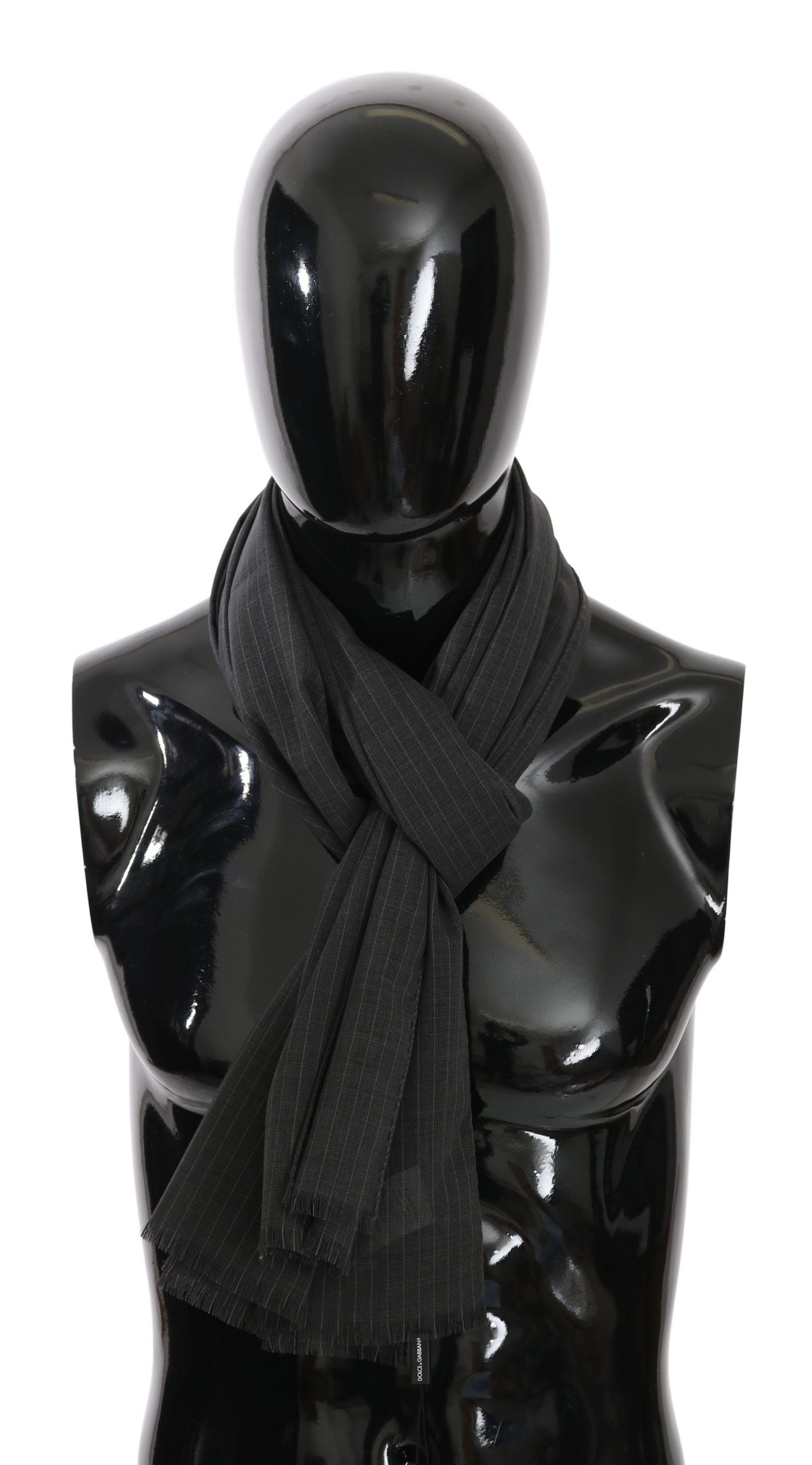 Elegant Silk Fringed Men's Scarf