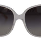 Chic Clear Lace-Embed Sunglasses