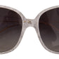 Chic Clear Lace-Embed Sunglasses