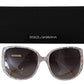 Chic Clear Lace-Embed Sunglasses