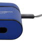 Elegant Blue Leather Airpods Case