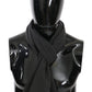 Elegant Gray Striped Silk Scarf for Men