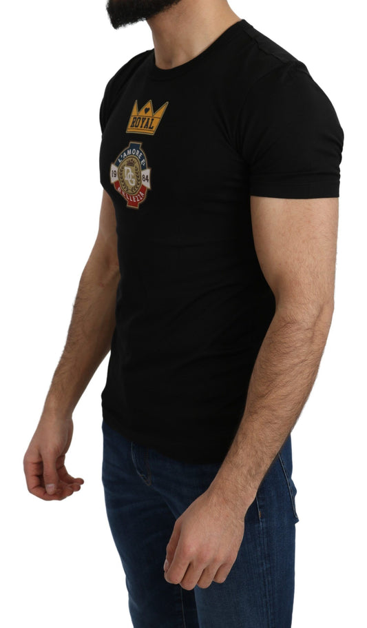 Elegant Short Sleeve Crew Neck Tee