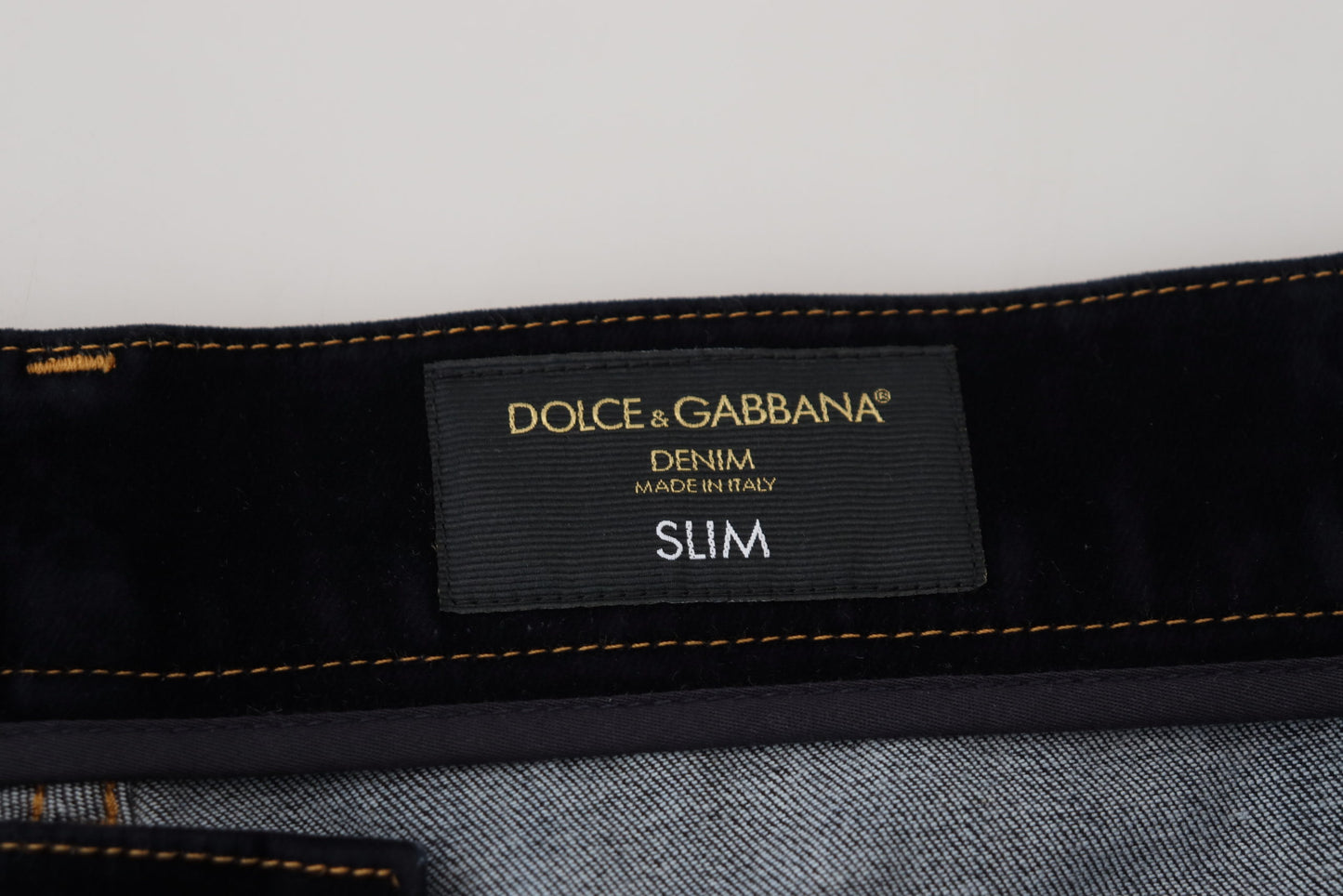 Elegant Slim Black Denim Jeans