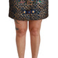 Elegant Jacquard Knee-Length Skirt