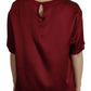 Multicolor Josephine Bonaparte Print Silk  T-shirt