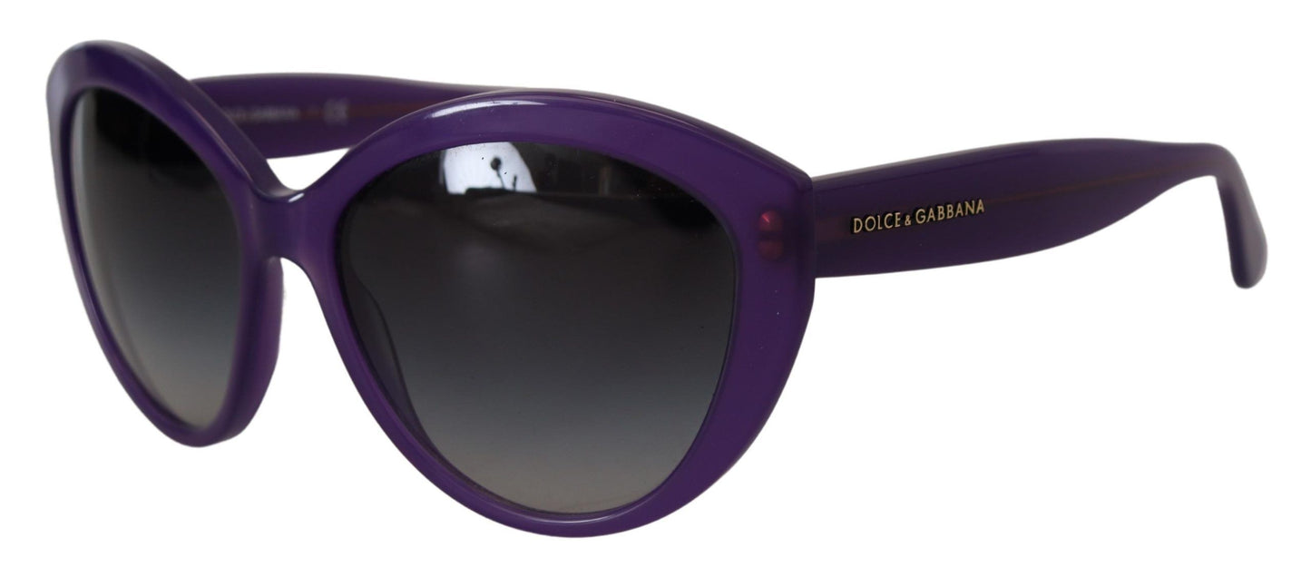 Chic Purple Cat-Eye Designer Sunglasses