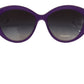 Chic Purple Cat-Eye Designer Sunglasses