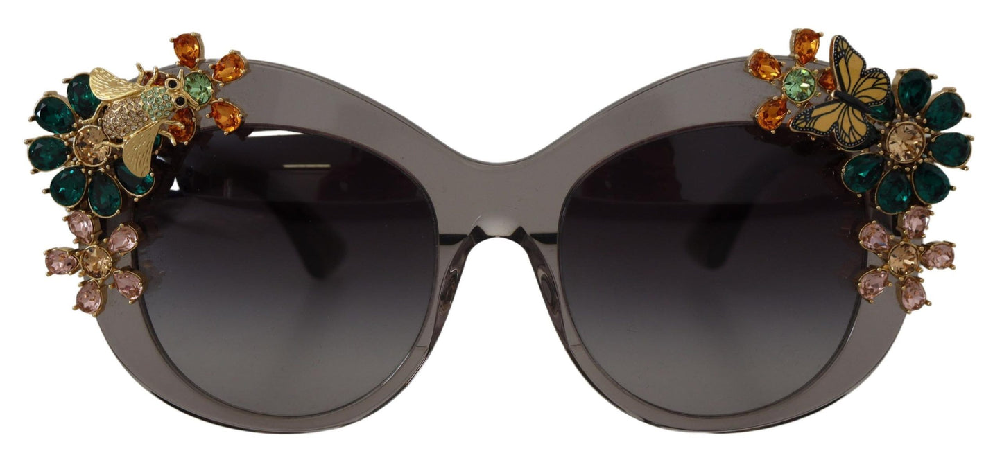 Crystal-Cat Eye Luxury Sunglasses