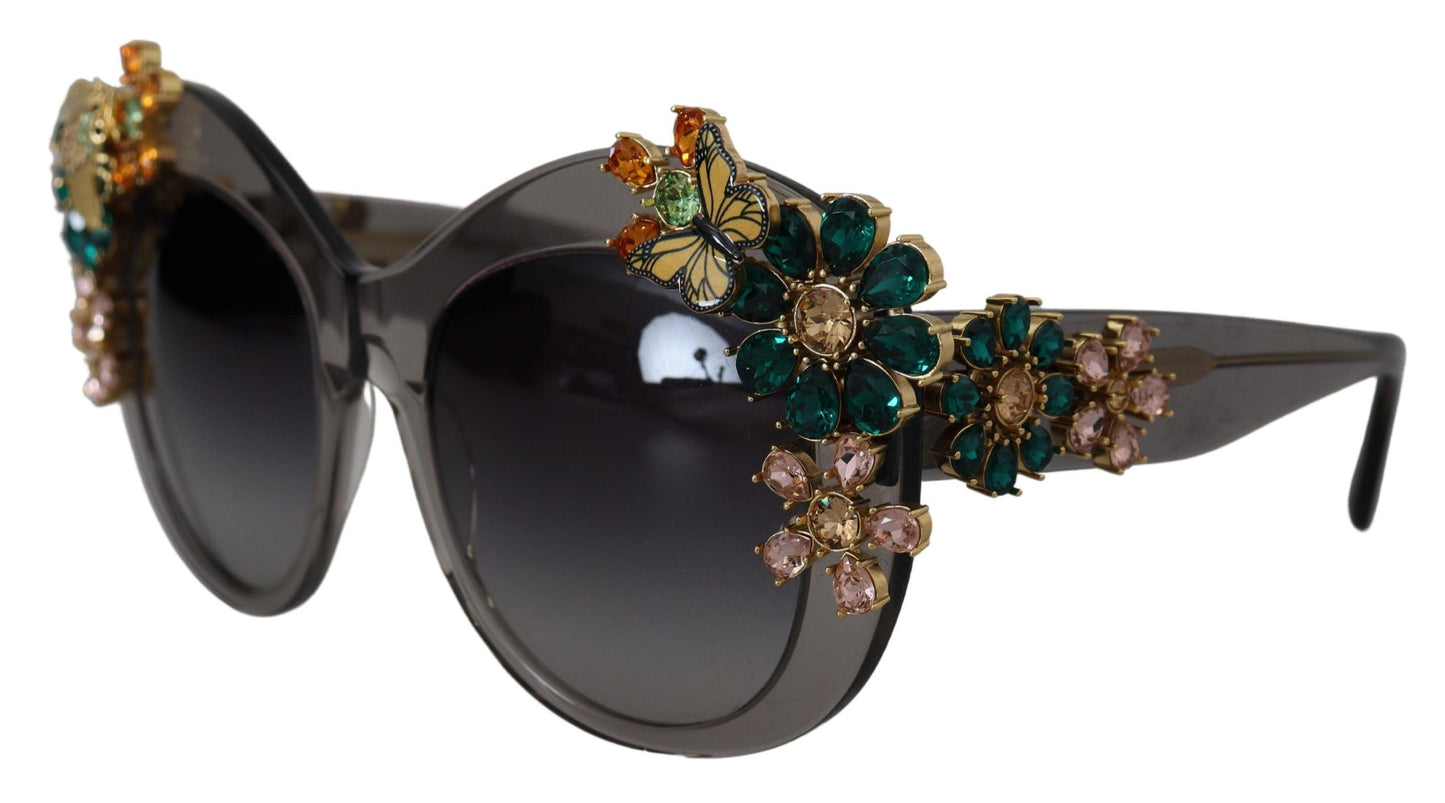 Crystal-Cat Eye Luxury Sunglasses