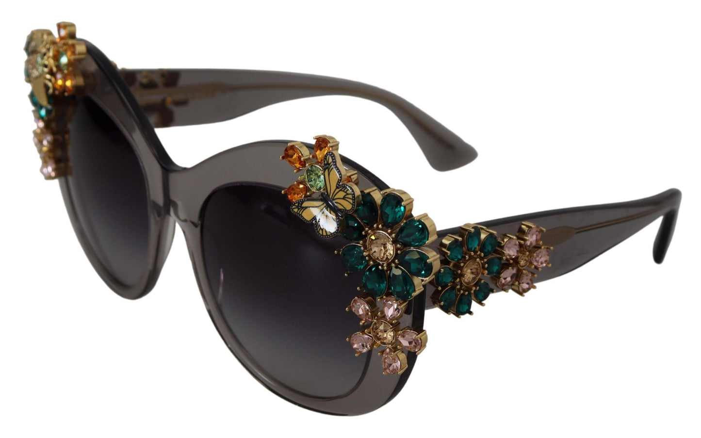 Crystal-Cat Eye Luxury Sunglasses