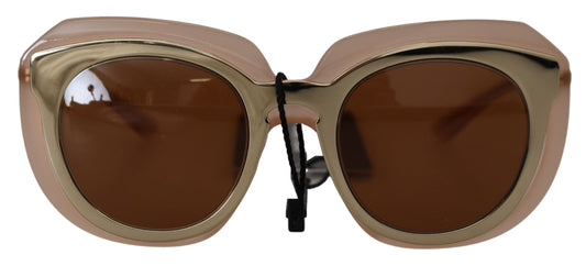 Elegant Gold-Toned Gradient Sunglasses