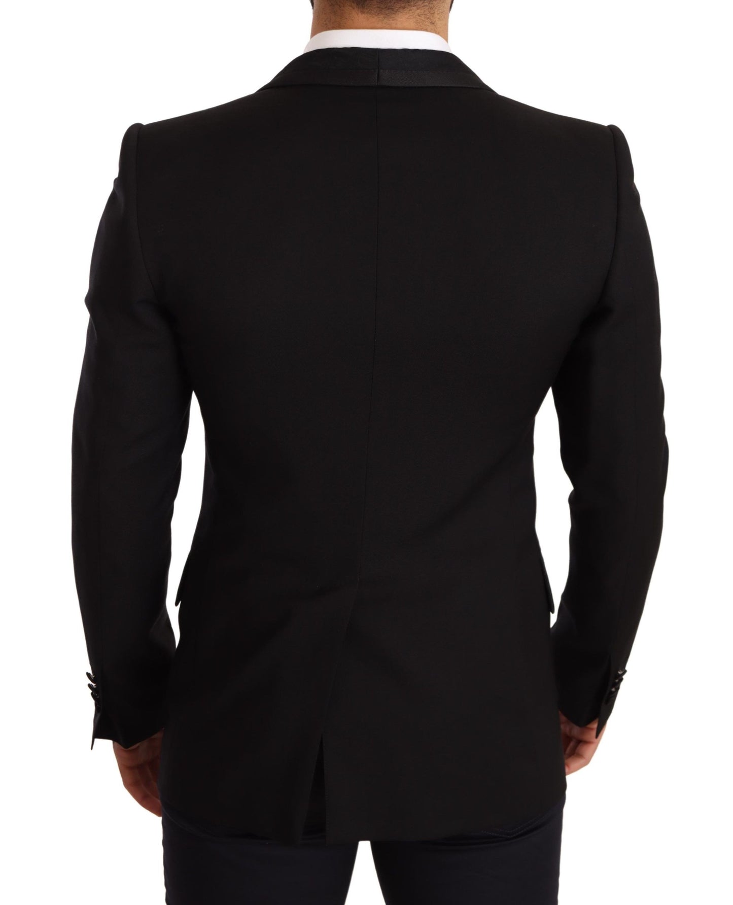 Elegant Black Slim Fit Formal Blazer