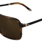 Chic Basalto Collection Brown Sunglasses