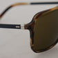 Chic Basalto Collection Brown Sunglasses