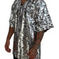 Elegant V-Neck Silver Tee