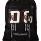 Elegant Designer Black Nylon Backpack