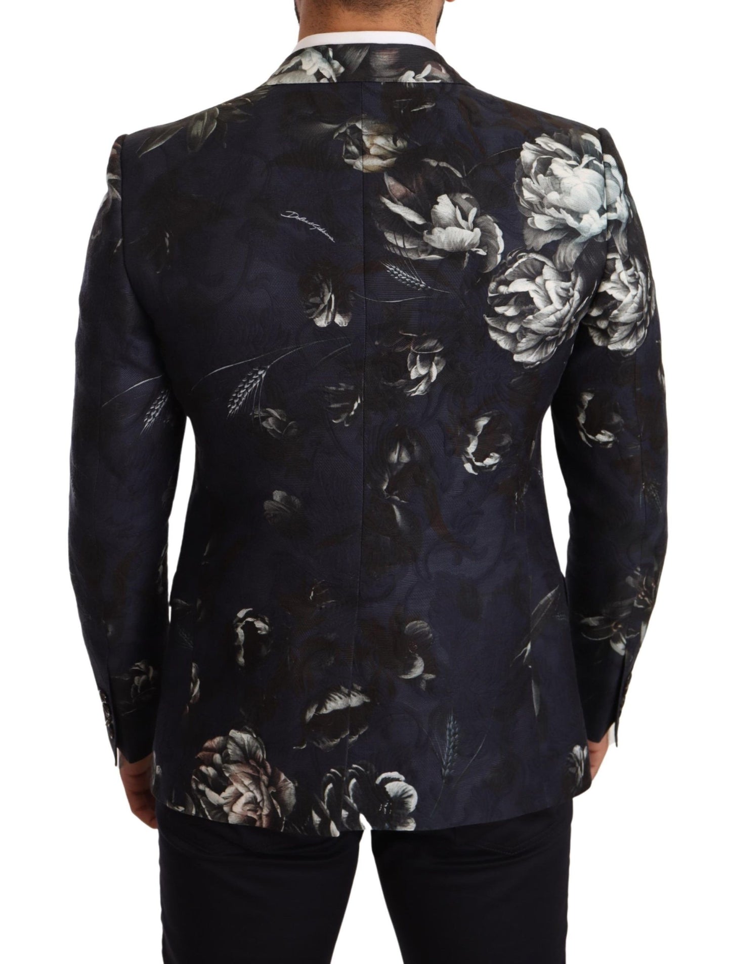 Floral Elegance Italian Silk Blazer