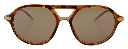 Chic Brown Acetate Sunglasses for Women