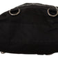 Elegant Designer Black Nylon Backpack