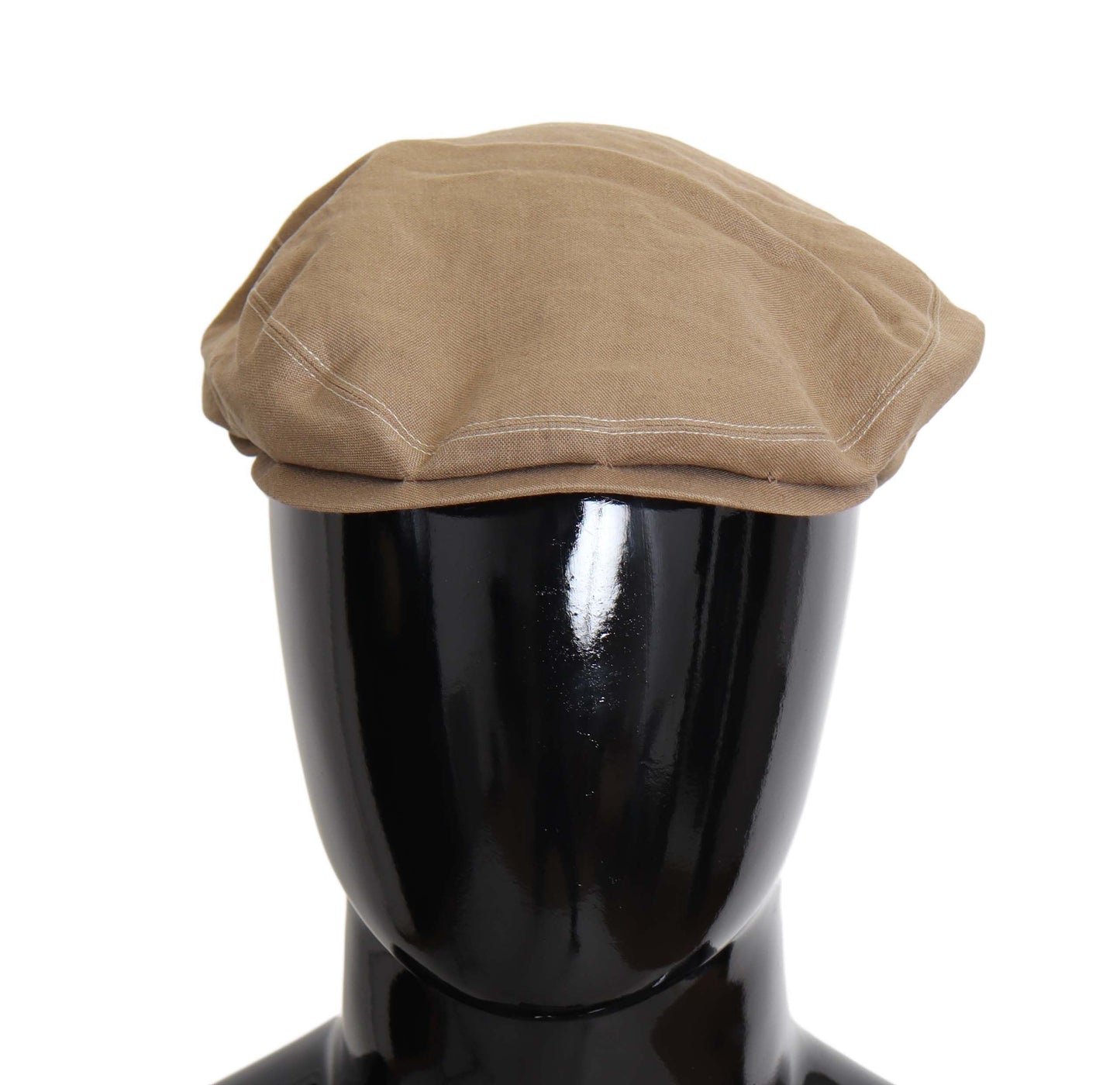 Elegant Beige Newsboy Cap - Men's Stylish Headwear