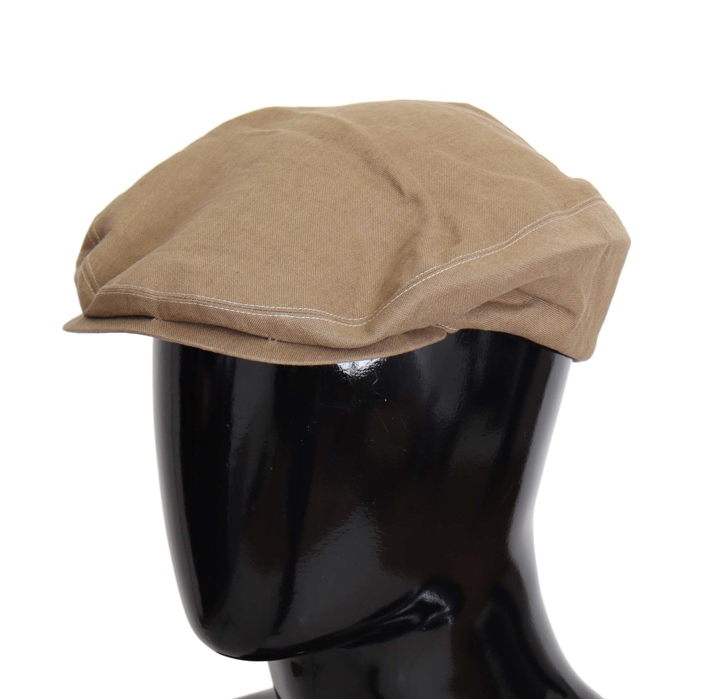 Elegant Beige Newsboy Cap - Men's Stylish Headwear