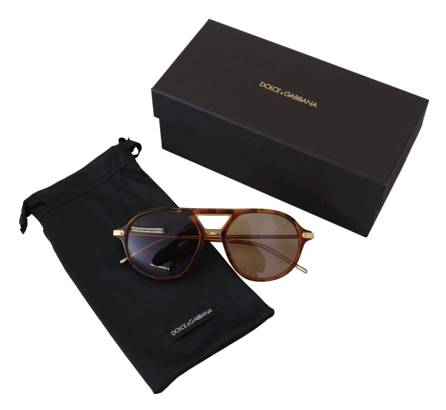 Chic Brown Acetate Sunglasses for Women