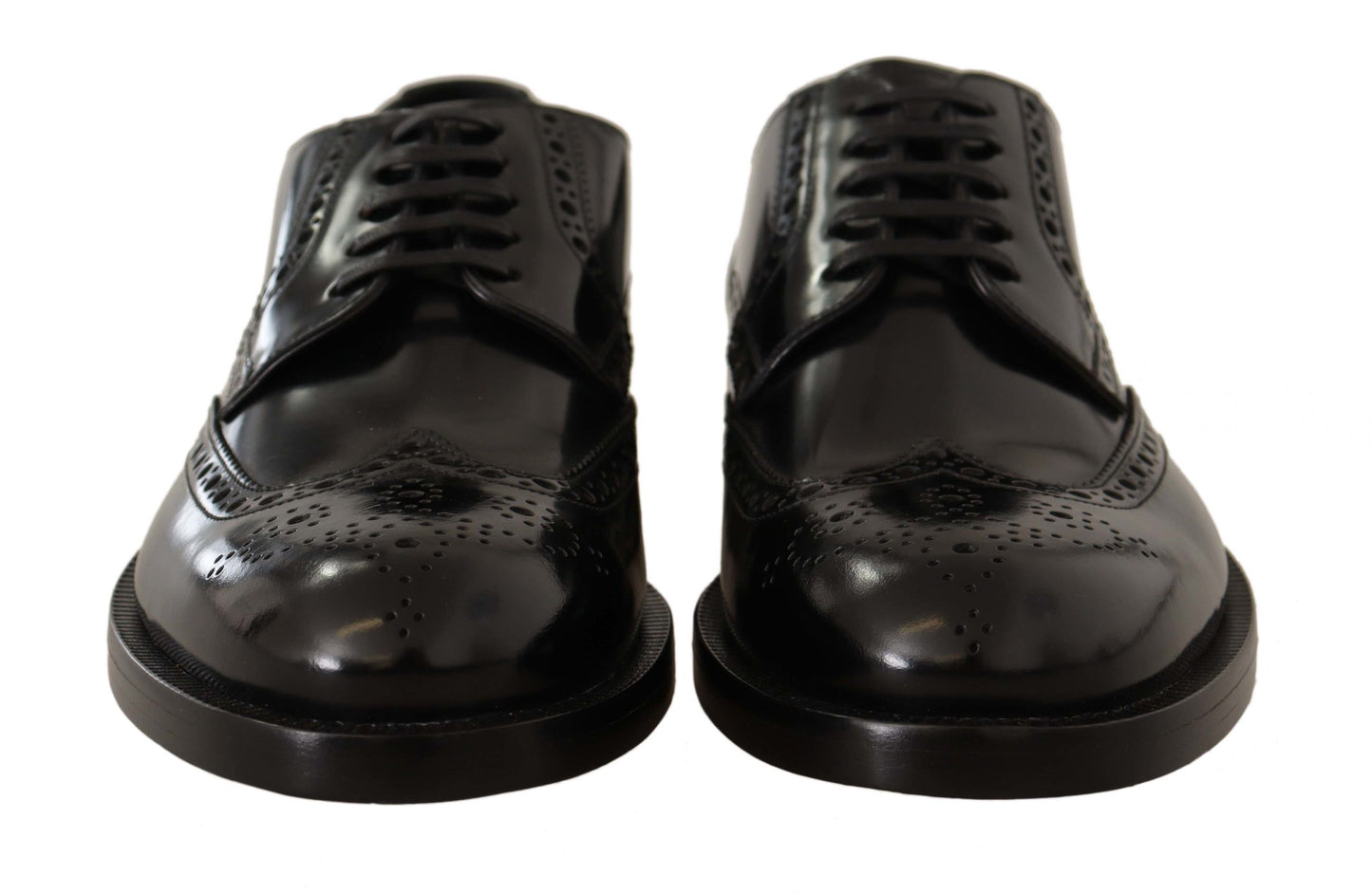 Elegant Wingtip Oxford Leather Derby Shoes