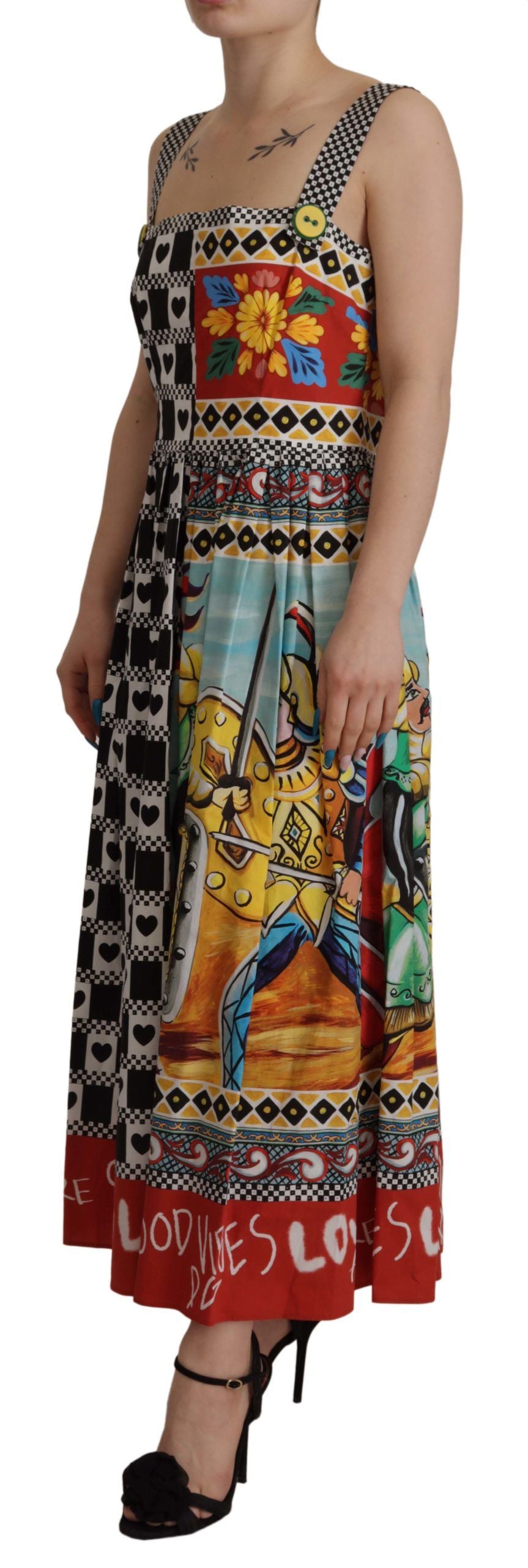 Patchwork Maxi A-Line Dress