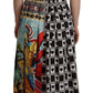 Patchwork Maxi A-Line Dress