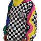 Multicolor Velcro Hooded Jacket