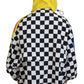 Multicolor Velcro Hooded Jacket