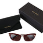 Elegant Bordeaux Cat Eye Sunglasses