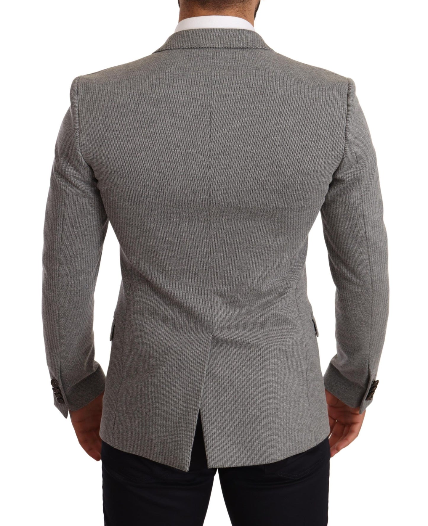 Elegant Slim Fit Gray Blazer