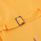 Elegant Yellow Silk-Blend Dress Vest