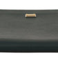 Elegant Green Leather Document Holder