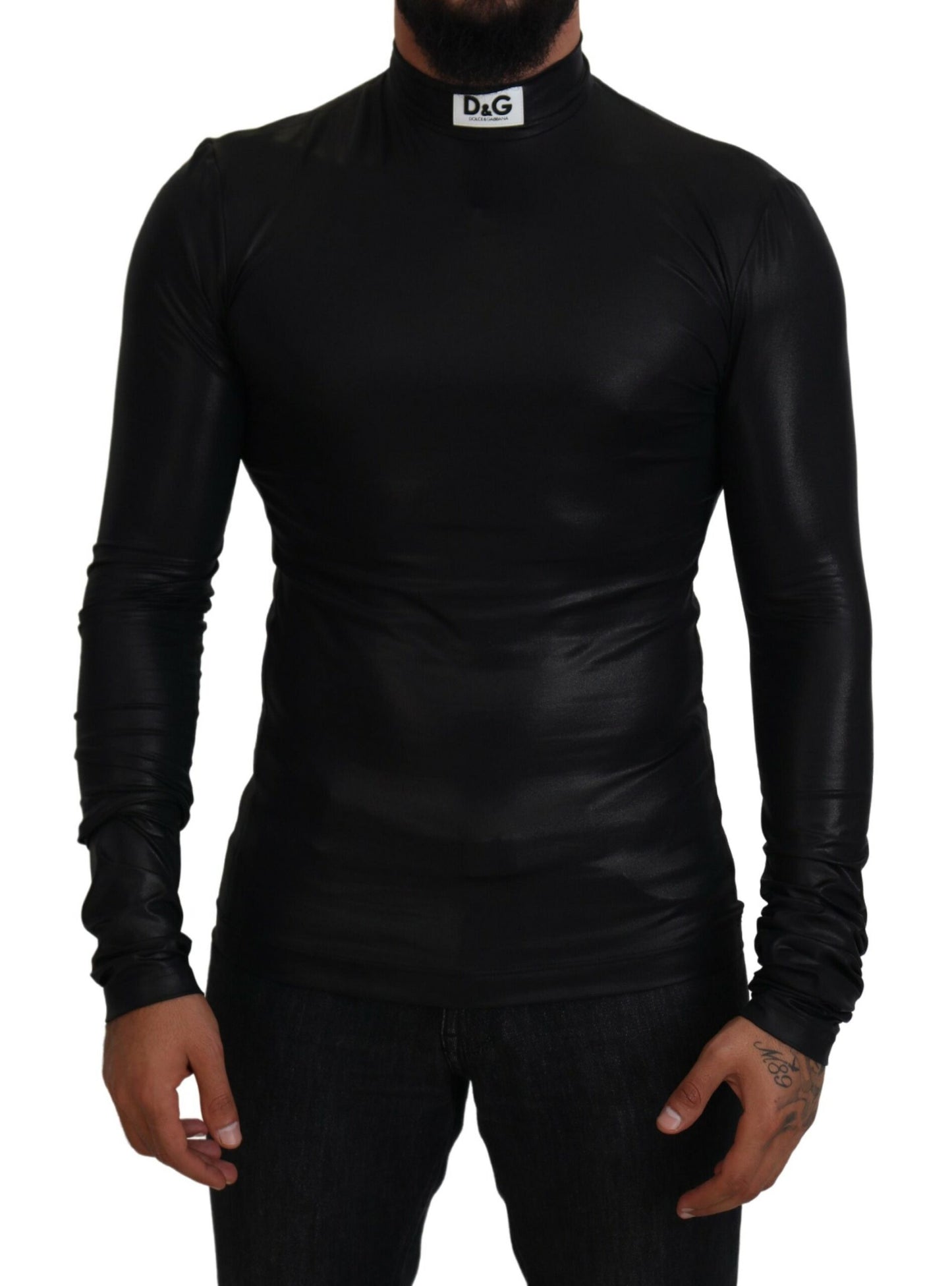 Elegant Black Pullover Sweater - Men's Luxury Fashion