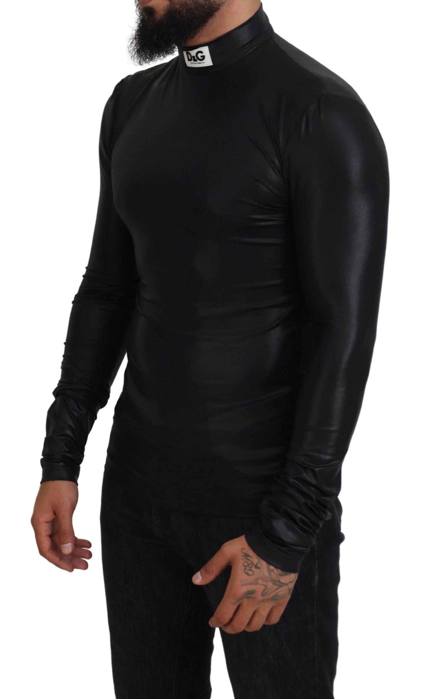 Elegant Black Pullover Sweater - Men's Luxury Fashion