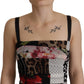 Multicolor Pachwork Midi Floral Silk Leopard Bodycon Dress