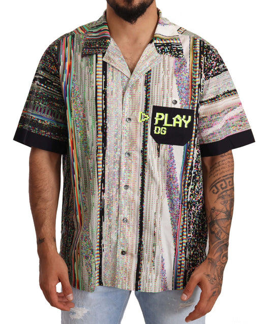 Multicolor Graphic Cotton Shirt