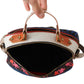 Chic Multicolor Leather Shoulder Bag