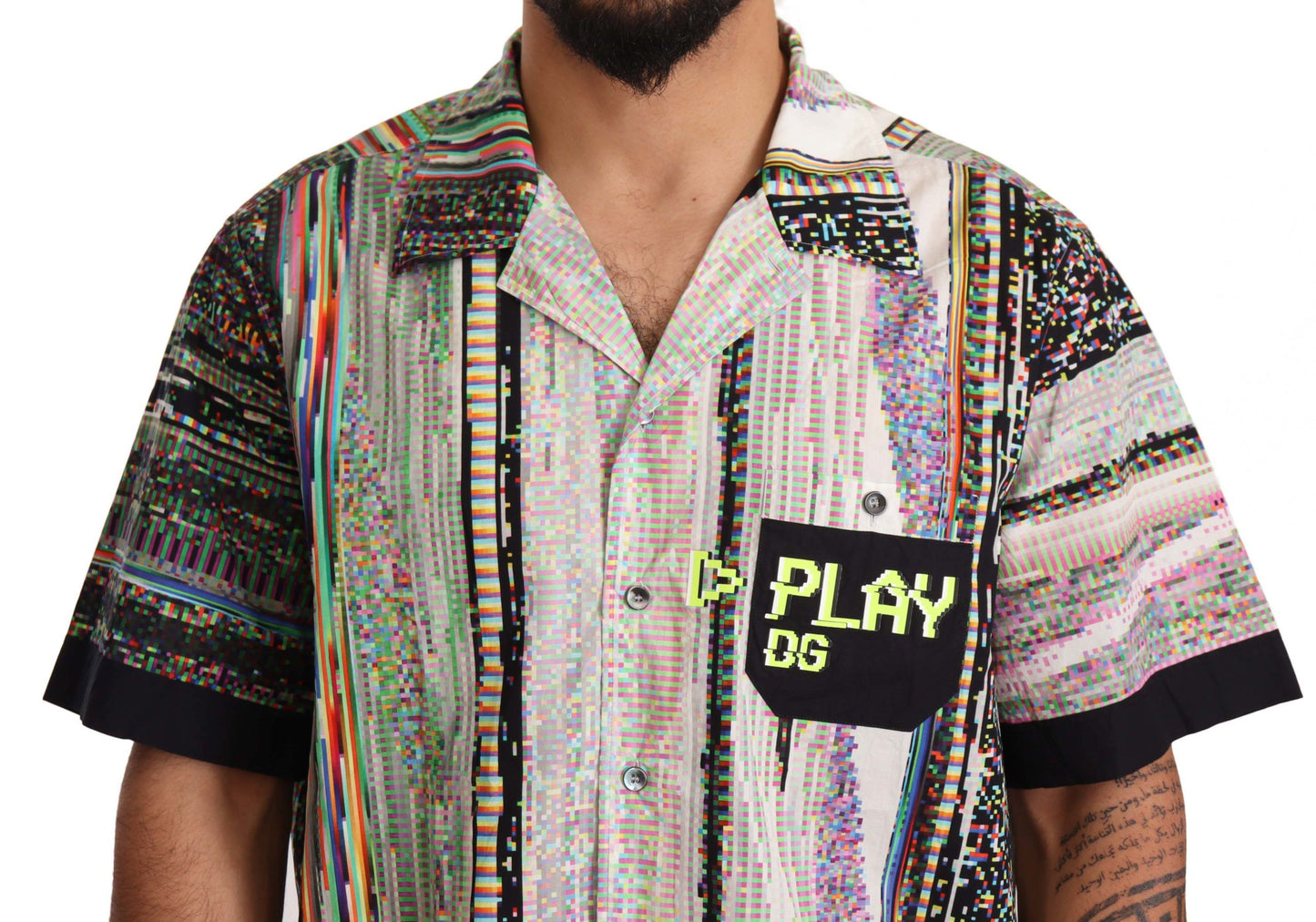 Multicolor Graphic Cotton Shirt