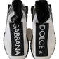 Chic Black and White Sorrento Slip-On Sneakers