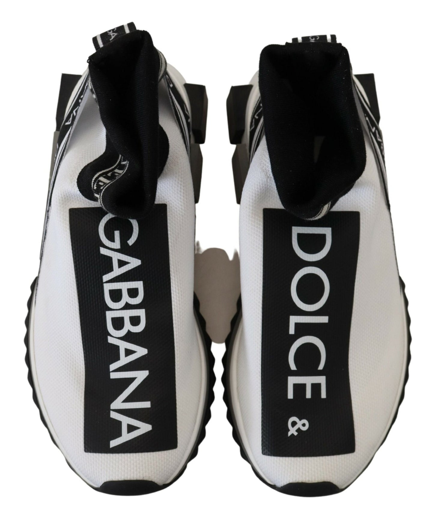Chic Black and White Sorrento Slip-On Sneakers