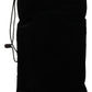 Elegant Black Velvet Pouch Bag Drawstring
