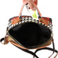 Multicolor Leather Shoulder Style Statement