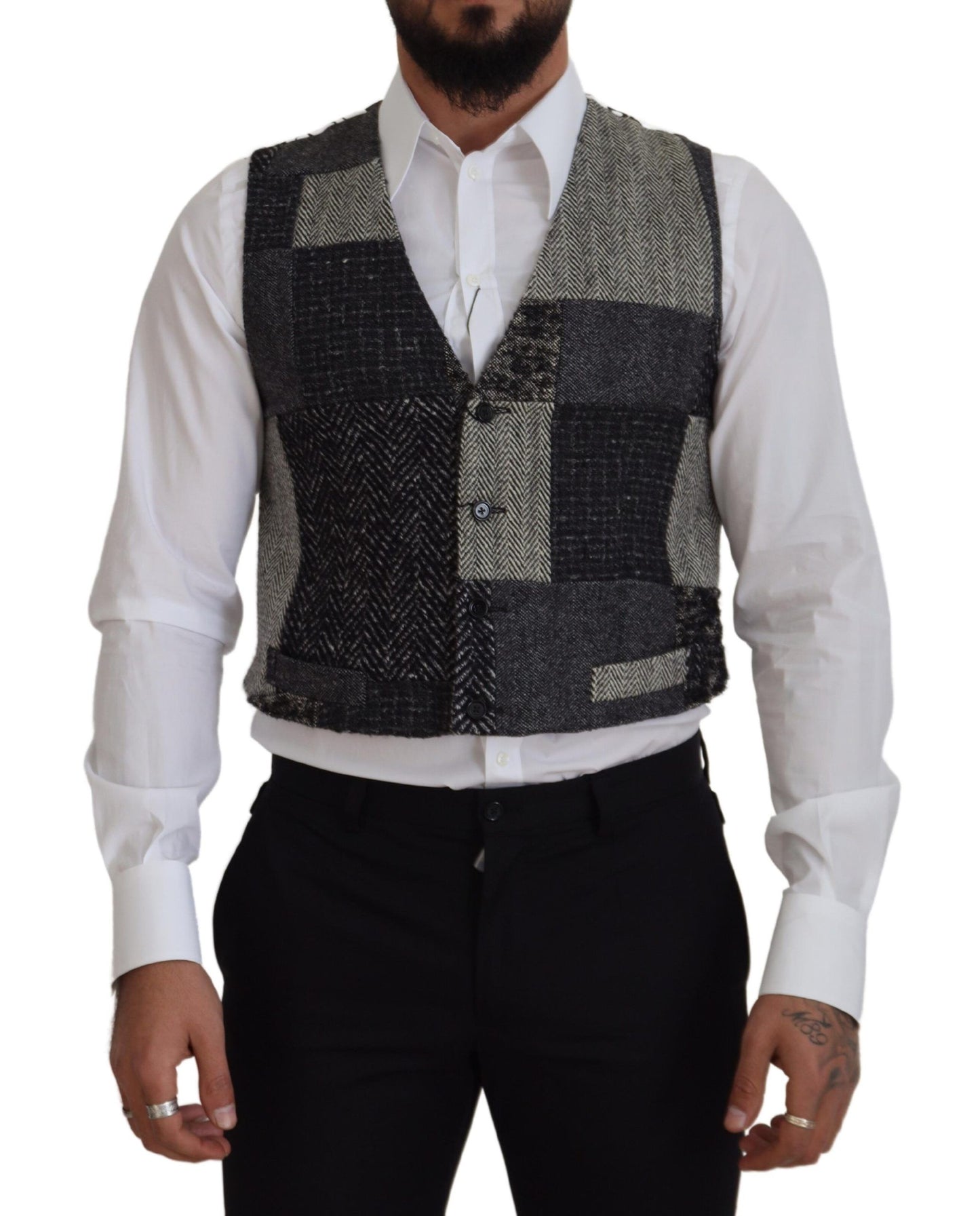 Multicolor Formal Dress Vest